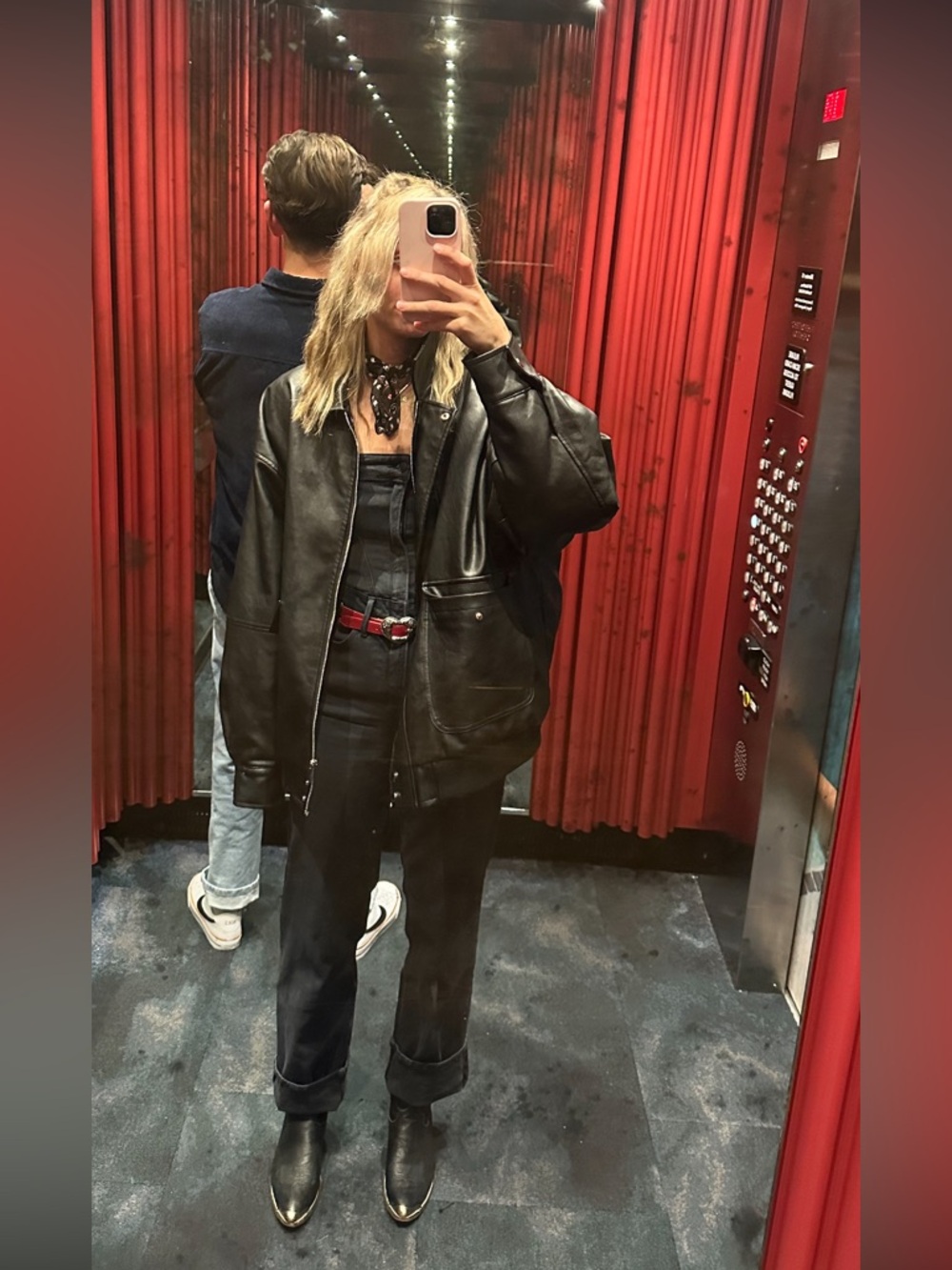 Good American Black Denim Tube Jumpsuit - Picture 3 of 7